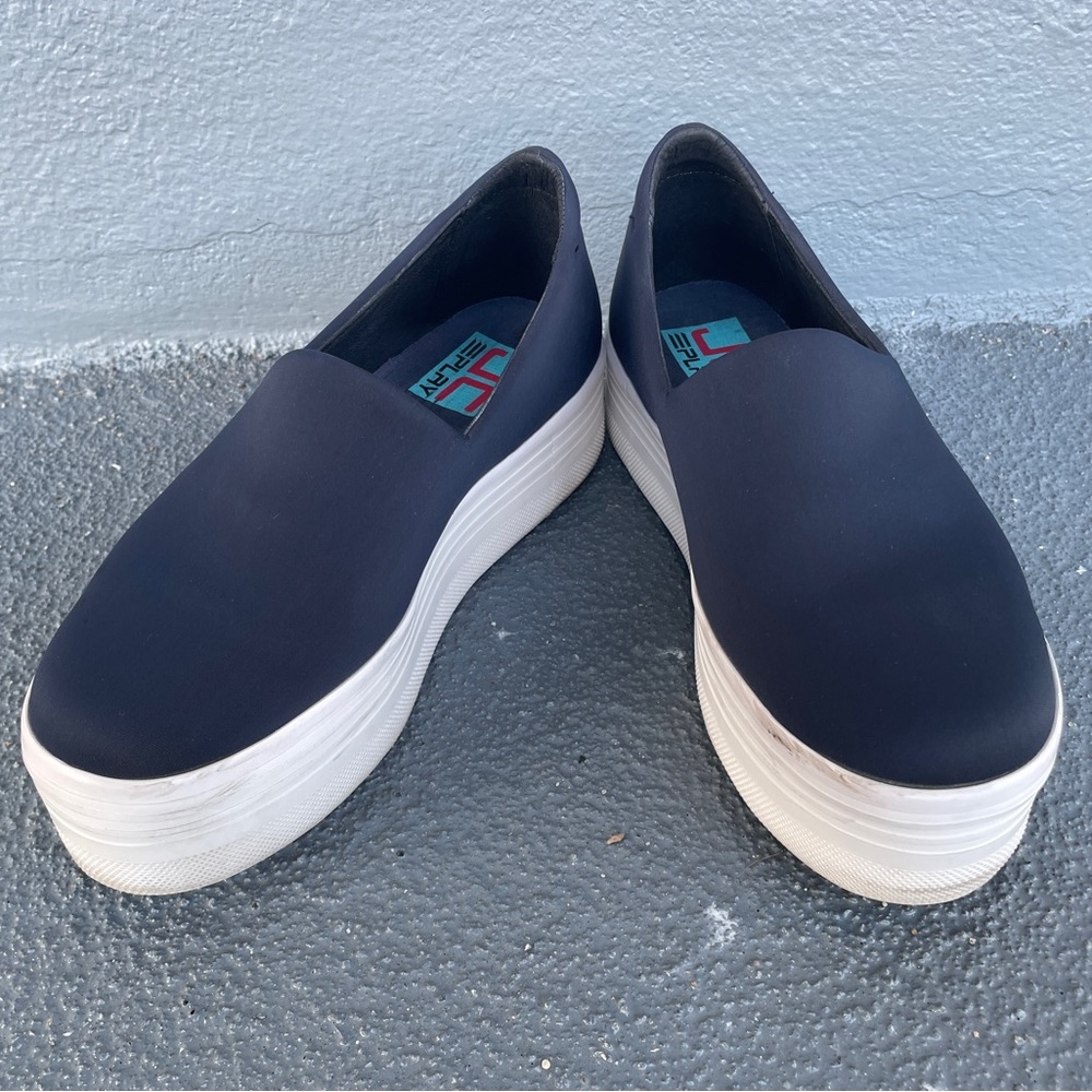 JEFFREY CAMPBELL platform Neoprene slip ons 39